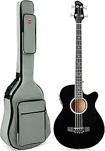Review of Best Choice Products Acoustic Electric Bass Guitar SKY426 Black