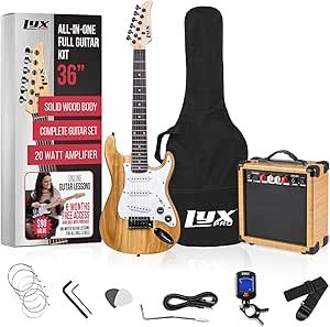 LyxPro 36 Inch Electric Guitar Kit Review Ideal for Kids and Beginners