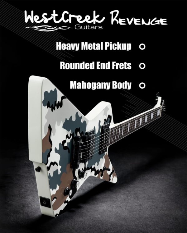71omI-mjMTL._AC_SL1500_ WestCreek Revenge Electric Guitar Review Heavy Metal Sound and Build Quality