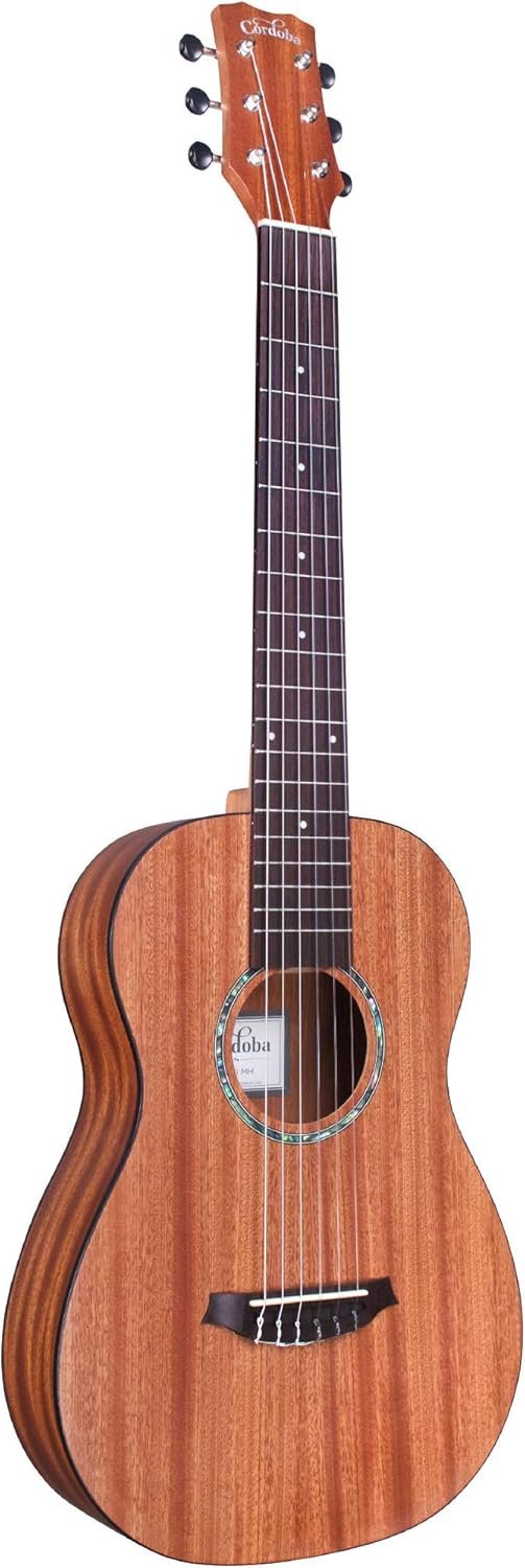 71qY0vrVoAL._AC_SL1500_ Cordoba Mini II Mahogany Small Body Nylon String Guitar review for Travel Use