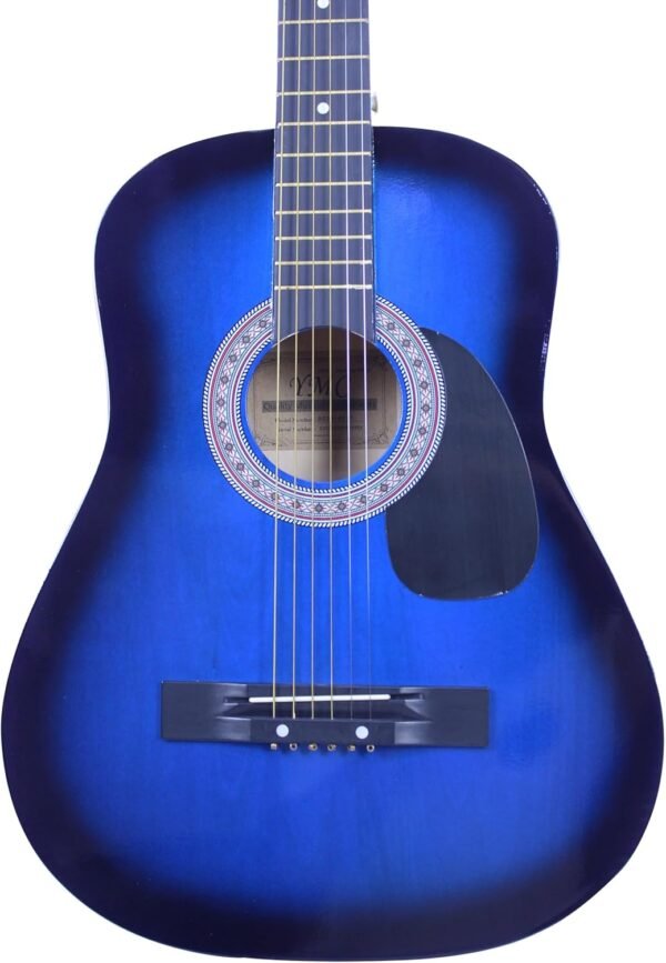 71qiXu2TtkL._AC_SL1500_ YMC 38" Blue Acoustic Guitar Beginner Package Review with Accessories and Tuner