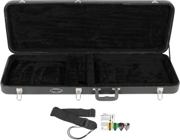 71qysu3zpFL._AC_SL1500_ ChromaCast Electric Guitar Hard Case CC-EHC review with strap and pick sampler insights