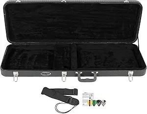 71qysu3zpFL.__AC_SX300_SY300_QL70_FMwebp_ ChromaCast Electric Guitar Hard Case CC-EHC review with strap and pick sampler insights