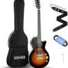 Donner LP Electric Guitar Review Solid Body Beginner Kit Sunburst DLP-124S