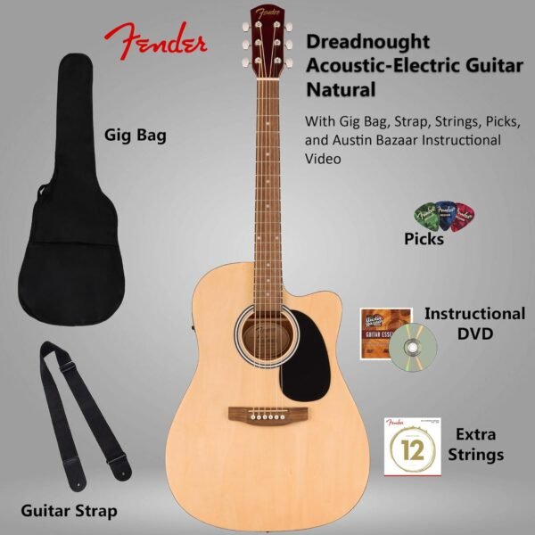 71rEH8atEjL._AC_SL1500_ Comprehensive review of Fender FA Series acoustic-electric guitar bundle for beginners and pros