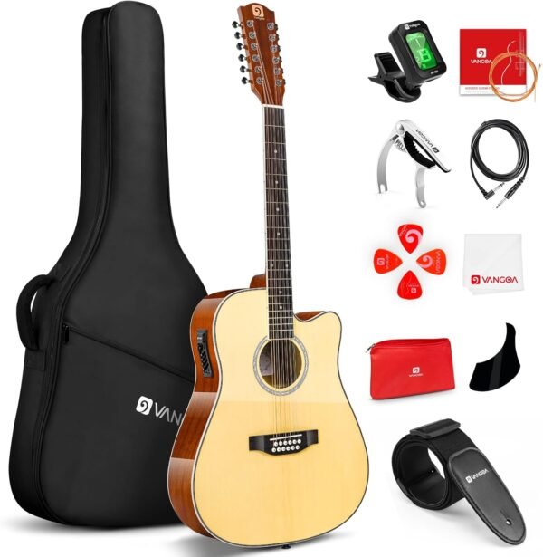 71xLCHczsIL._AC_SL1500_ Vangoa 12 String Acoustic Guitar Review Dynamic Sound for Beginners and Advanced Players