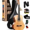 81-hiSDOoYL.__AC_SX300_SY300_QL70_ML2_ Pyle Beginner Acoustic Guitar Kit Review Perfect for Students and Kids