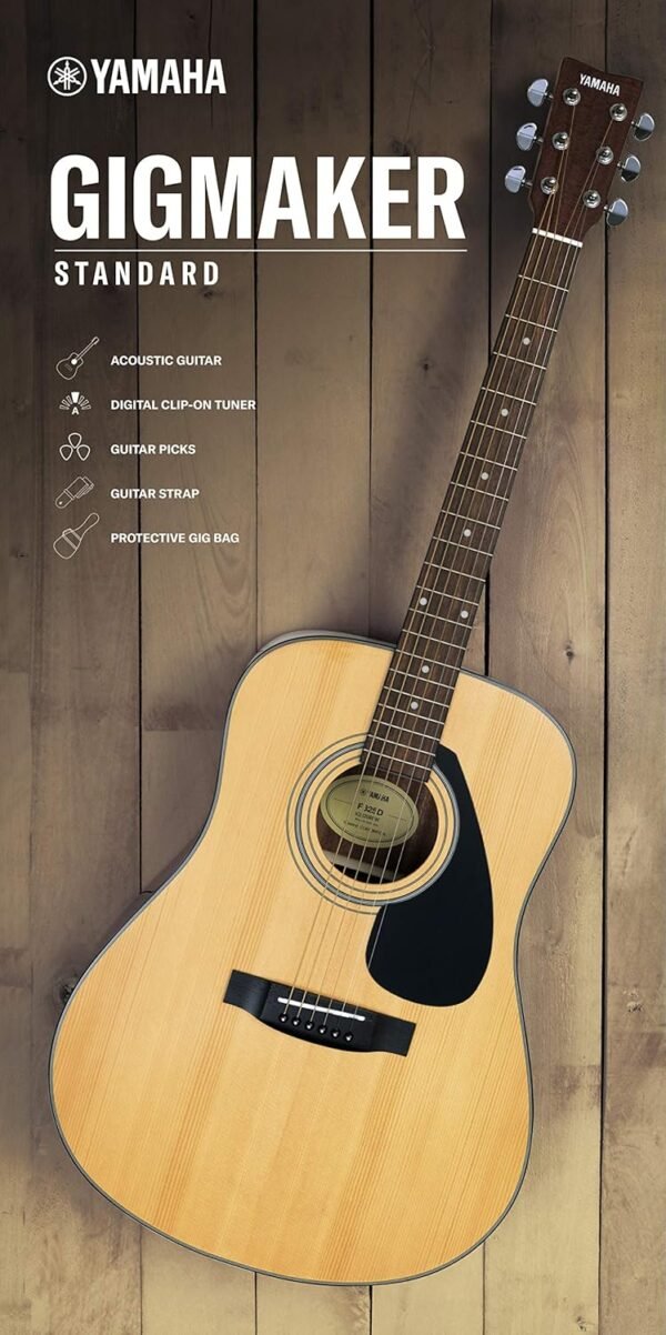 812bhafUteL._AC_SL1500_ Yamaha GigMaker Standard Acoustic Guitar Review Perfect for Beginners with Complete Package
