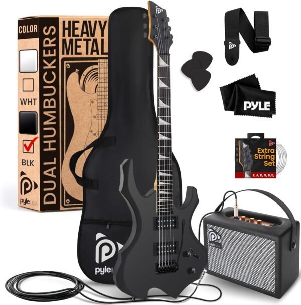 8139snV3fkL._AC_SL1500_-1 Pyle Electric Guitar Kit PMGTRKT101 Review Best Starter Set for Beginners