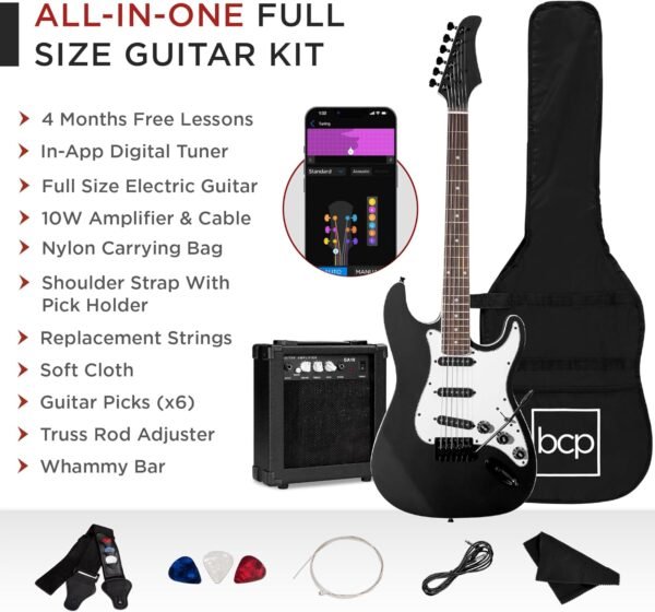813ZfGee6KL._AC_SL1500_ Best Electric Guitar Review Best Choice Products SKY1032 Starter Kit