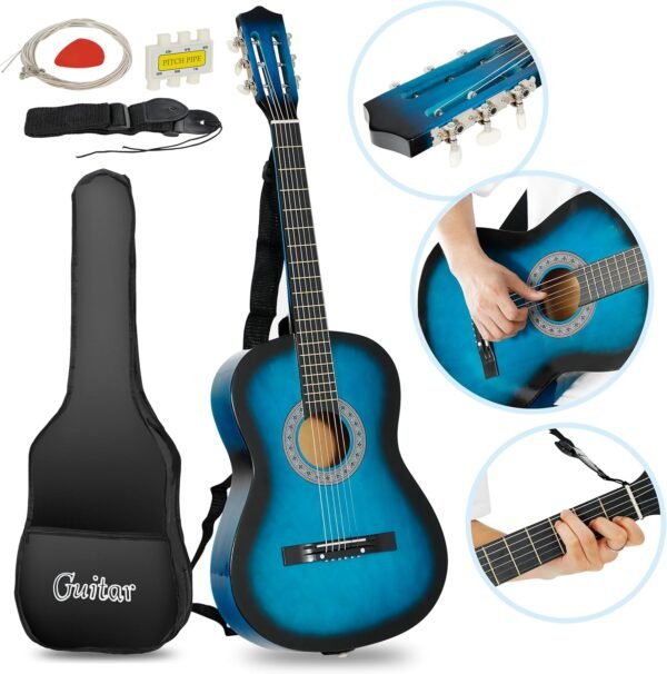 815CR7UuSnL._AC_SL1500_ Smartxchoices 38-Inch Acoustic Guitar Bundle Kit Review for Beginners and Young Learners