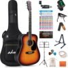818KYwBxQiL._AC_SL1500_ ADM Dreadnought Acoustic Guitar Kit Review Perfect for Beginners with Complete Starter Bundle