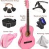 81AF8OHRjLL._AC_SL1500_ Master Play Pink 30" Classical Guitar Review for Kids and Beginners