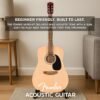 81KxyQ1wJGL._AC_SL1500_ Fender FA Series Dreadnought Acoustic Guitar review for beginners with full bundle insights