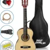 81SIRtfM6PL.__AC_SX300_SY300_QL70_FMwebp_ Pyle PGAKT30 Acoustic Guitar Beginner Kit Review Perfect for Kids and New Players