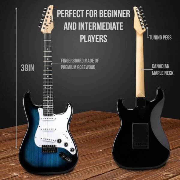 Review of LyxPro 39 Inch Electric Guitar Kit Bundle for Beginners