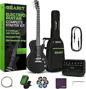GEARit GI-155 Valley Series Electric Guitar Review Starter Kit for Beginners