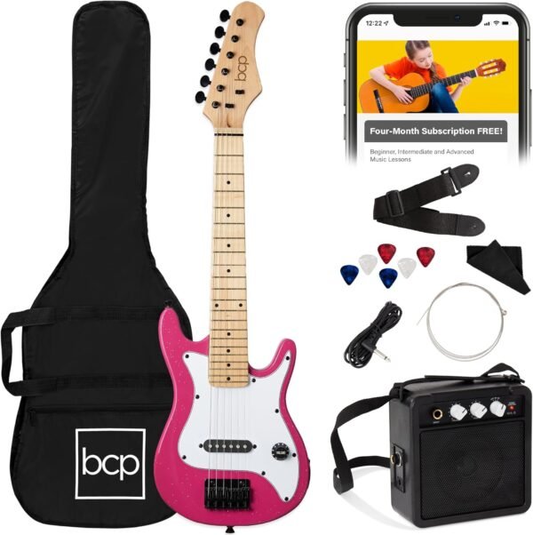 81Y5MFxgYWL._AC_SL1500_ Best Choice Products 30in Kids Electric Guitar Starter Kit Review