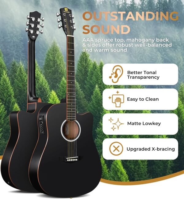 81ZgNubi-HL._AC_SL1500_ Vangoa Acoustic Electric Guitar Review Full Size Beginner Bundle with Built-in Pickups