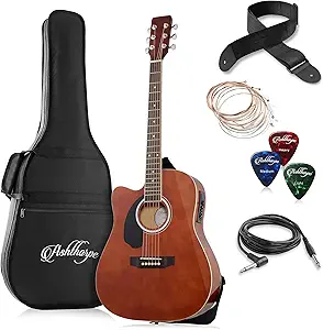 81ZnEoJDZsL.__AC_SX300_SY300_QL70_FMwebp_ Ashthorpe Full-Size Left-Handed Acoustic-Electric Guitar Review Premium Tonewoods Bundle Insight