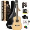 81a3lYx1OKL.__AC_SX300_SY300_QL70_ML2_ Pyle Acoustic Electric Guitar PEAG91 Review Best Starter Kit for Beginners and Kids