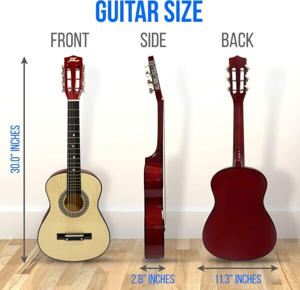 81kxtAUF8L._AC_SL1500_ Pyle PGAKT30 Acoustic Guitar Beginner Kit Review Perfect for Kids and New Players