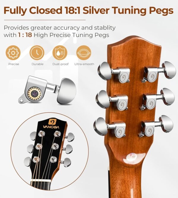 81qtERF2gL._AC_SL1500_ Vangoa 3/4 Acoustic Electric Guitar VJ100E review for Beginners and Travel Use