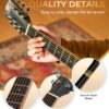 81tpeM2UUcL._AC_SL1500_ Vangoa Left Handed Guitar Review Perfect Beginner Acoustic Kit with Full Size Design