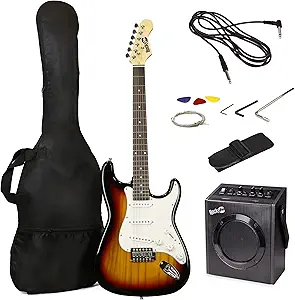 Review of RockJam RJEG03-SK-SB Electric Guitar Kit for Beginners and Aspiring Musicians