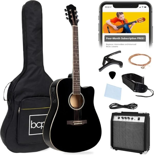 81zZ7zyJ6NL._AC_SL1500_ Best Acoustic Electric Guitar Review Best Choice Products SKY5050 Starter Kit