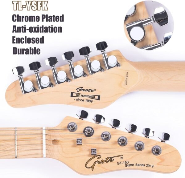 914I5xoISaL._AC_SL1500_ Grote GTL-101 Electric Guitar Review Semi-Hollow Body with Maple Neck and F-Hole Design