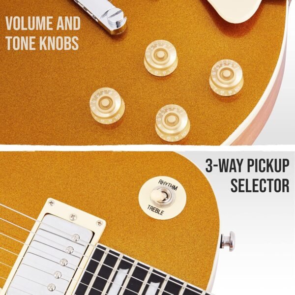 LyxPro SB Series Electric Guitar review for beginners and pros solid body